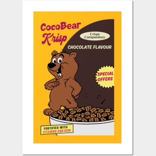 Vintage cartoon Cereal Box Parody Posters and Art